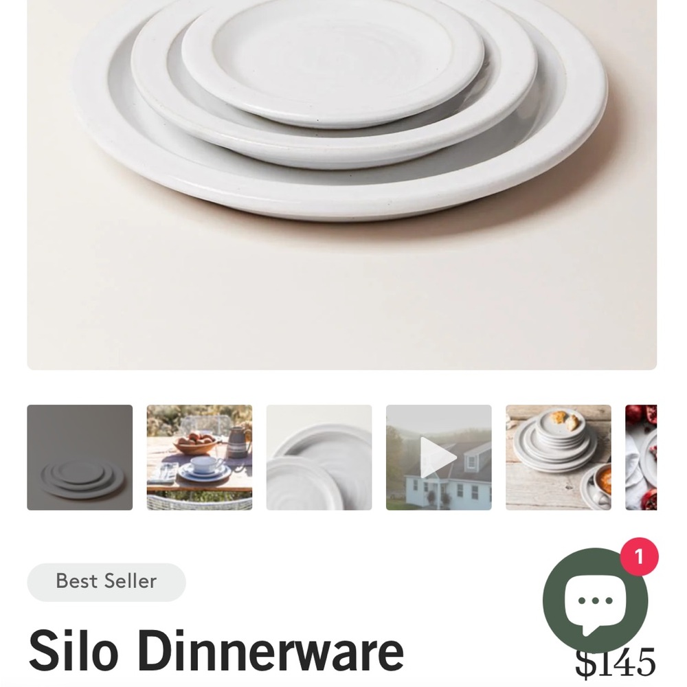 Farmhouse Pottery plates & table runner